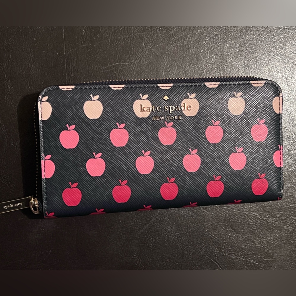 Kate Spade Apples Large Continental Wallet